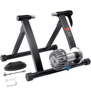 Portable <b>Cycling</b> Stand Fluid Stationary Bike Trainer with Noise Reduction Flywheel for 26\" 29\" Wheels - Product Image 1