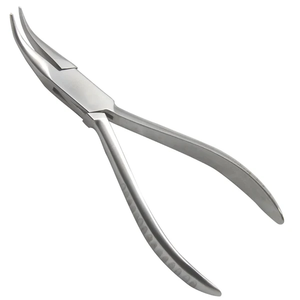Bent Curved Short Snipe <b>Nose</b> Pliers INOX Stainless Steel Jewelry Wire Forming Tool ZetomedPro - Product Image 1