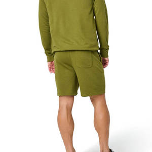 <b>Bulk</b> Supply Mens 100% Polyester <b>Terry</b> Sports Shorts Elastic Waist Lightweight Breathable Solid Sublimation Transfer Quick Dry - Product Image 3