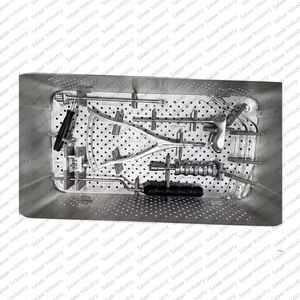 Salaar Industry Orthopedic Spine <b>PEEK</b> Lumbar PLIF Cage Manual CE Certified Spine Surgery Instruments Set - Product Image 3