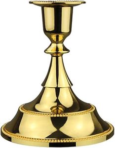 Factory Direct Sale Gold Casting <b>Lamp</b> Holder Menorah Candlestick Buddhism Theme Holiday Decoration Gift - Product Image 2