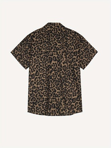 Camiseta Polo Oversize de Algodón para Hombre, Corte Holgado Moderno, Manga Corta, Color Sólido, Tejido Transpirable, Estilo Urbano - Product Image 4
