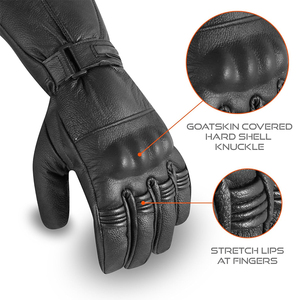Hot Sale Unisex Sports Full Finger Motorbike Leather <b>Gloves</b> Breathable Waterproof Thermal Insulated <b>Touchscreen</b> Racing <b>Gloves</b> - Product Image 3