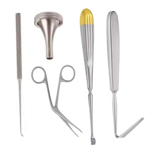 ชุดเครื่องมือผ่าตัดหู คอ จมูก คุณภาพสูง 5 ชิ้น ยี่ห้อ Bone Bridge ทำจากสแตนเลสสตีล สำหรับการผ่าตัดต่อมทอนซิลและต่อมอะดีนอยด์ - Product Image 6