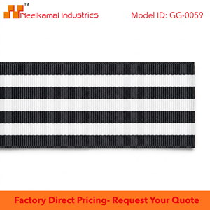 Cinta Grosgrain de 38mm con Rayas Multicolores en Blanco y Negro para Empaquetado de Boutique, Accesorios para el Cabello, Envoltura Decorativa y Decoración de Fiestas - Product Image 6
