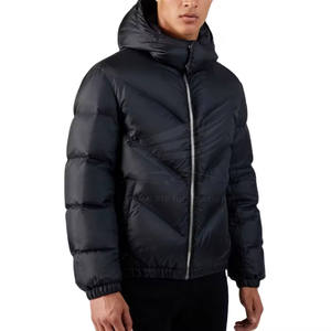 Chaqueta de Invierno Acolchada 100% Algodón, con Logotipo y Color Personalizados, de Alta Calidad para Hombre, Nuevo Diseño Personalizable - Product Image 3