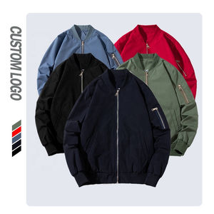 NUEVAS Chaquetas Bomber Varsity para Hombre de Color Sólido con Logotipo Personalizado, de la Mejor Calidad OEM del Fabricante, a Precios Razonables - Product Image 1