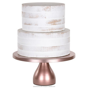 Soporte de pastel de cobre de la mejor calidad, precio barato, decoración para el hogar y la boda, suministros para fiestas y cumpleaños, artículo - Product Image 1