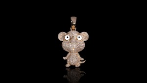 Stunning <b>Solid</b> <b>Silver</b> Plated Luxury Diamond Pendant <b>Necklace</b> for Unisex with Elegant Design for Engagement Wedding & Anniversary - Product Image 4