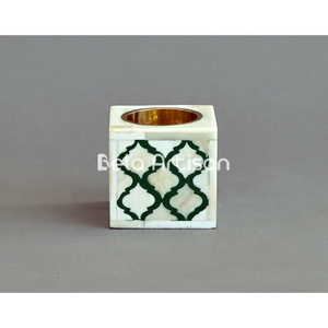 เตาเผากำยานลายเรขาคณิตสีส้ม ยี่ห้อ BONE INLAY ใช้ได้ทุกฤดู - Product Image 4