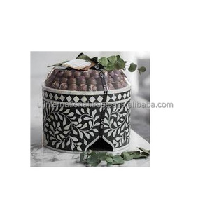 Best Handicraft Manufacturer High Quality Modern Bone Inlay <b>Cake</b> <b>Stand</b> for Use Home Decor Bone Inlay <b>Cake</b> - Product Image 4