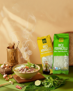 บะหมี่ข้าวสารแห้ง บรรจุภัณฑ์แบบถุง สำหรับส่งออก OEM/ODM บะหมี่ข้าวสารสด คุณภาพสูง 400 กรัม ข้าวสาร 85% น้ำสะอาด 15% - Product Image 4