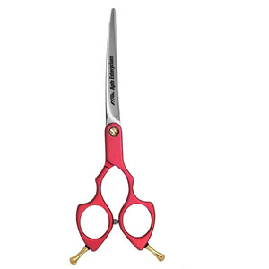 Premium Curved Professional <b>Dog</b> Grooming <b>Scissors</b> Made VG10 Steel Ergonomic Pet Shears <b>Dogs</b> and Cats Hair Cutting Red Color - Product Image 3