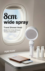 NUEVO PR-8TS 2026, Cabezal de Ducha de Viaje Pure Rain con Filtro, Hecho en Corea, Compacto y Pequeño, con Fuerte Presión de Agua - Product Image 3