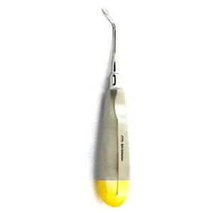 Élévateur dentaire courbé pour racines, instruments chirurgicaux dentaires, instruments médicaux, élévateur dentaire en acier inoxydable, outils d'extraction dentaire - Product Image 1