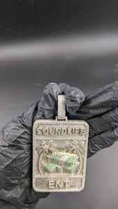 Colgante Personalizado de Moissanita Natural con Logotipo y Letra Inicial, Estilo Hip Hop, Plata de Ley 925, Joyería Fina, Colgantes y Dijes - Product Image 5