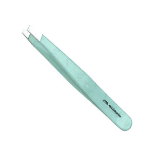 Professional Beauty Tool Stainless Steel Slanted Eyebrow & Eyelash Tweezers Hair <b>Removal</b> Grooming and Shaping - Product Image 1