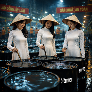 Bitume 60/70 pour les projets routiers urbains au Vietnam - Product Image 1