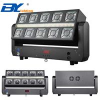Nouveau projecteur LED 10*25W RGBW 4 en 1, faisceau, stroboscope, barre mobile, panoramique/inclinaison, double stroboscope à 5 étages pour scène, événement, club, projet