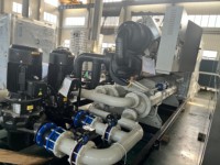 Refroidisseur TOBEL, refroidisseur à vis industriel à onduleur, eau-eau, source géothermique, refroidissement par eau, équipement de refroidissement