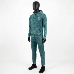 Chándal de Invierno de Alta Calidad con Capucha, Ligero, Transpirable, Corte Regular, Lavado Ácido, Unisex, Ropa Urbana - Product Image 5