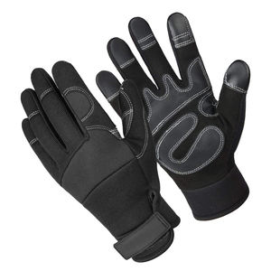 Gants de mécanicien haute résistance anti-coupure en cuir synthétique, gants de travail de sécurité pour usine et fabricant - Product Image 1