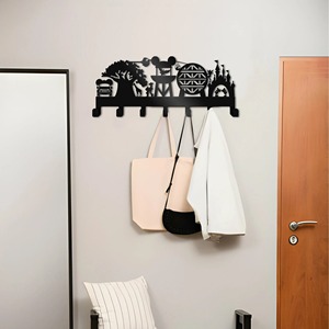 Custom Black <b>Wall</b> <b>Key</b> Holder <b>Hook</b> Perfect For Keeping Car <b>Keys</b> Safe And Easy To Find Or Hanging Light Accessories From India - Product Image 2