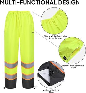 Trajes Ignífugos de Alta Calidad, Chaquetas Reflectantes de Seguridad de Alta Visibilidad, Chaqueta Impermeable, Ropa de Trabajo - Product Image 2