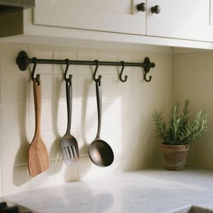 Espátula de madera hecha a mano para freír, espátula de mango largo, volteador de madera, utensilio de cocina ecológico natural, antideslizante y ligero - Product Image 3