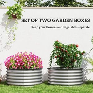 Macetas y Jardineras Metálicas, Decoración Elegante para Jardín - Product Image 4