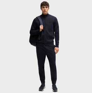 Conjunto Deportivo de 2 Piezas para Hombre, Traje de Chándal Casual con Cremallera Completa para Correr, Entrenamiento y Deportes, Venta al por Mayor, Personalizable, Liso, 100% - Product Image 1