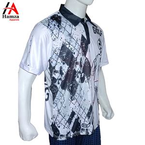 Hamza apparels เสื้อโปโลแขนสั้นสำหรับผู้ชาย, เสื้อโปโลผ้าคอตตอน220กรัมผ้าโพลีเอสเตอร์ลำลองดีไซน์ใหม่ - Product Image 3