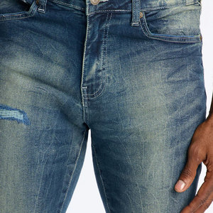 Pantalones Vaqueros para Hombre Lavados, Precio Competitivo, Venta al por Mayor, Pantalones Vaqueros Clásicos de Moda, Transpirables, Tallas Grandes - Product Image 6