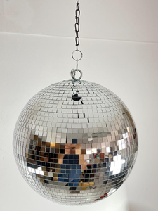 Jumbo Silver Disco <b>Ball</b> with Hanging Ring for Easy Installation Huge <b>Mirror</b> <b>Ball</b> Reflective Mosaic Party Decoration Event Venue - Product Image 4
