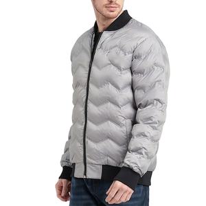 Offre Spéciale Zig Zag Courbes Ondulées Bulle Bomber Veste Dernier Flocage Manteau Baseball Coupe-Vent Chauffant Parka Softshell Veste Hommes - Product Image 1