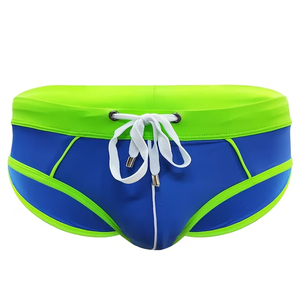 Shorts de bain décontractés pour hommes en polyester bleu, séchage rapide, écologiques, pour l'été – Vente en gros - Product Image 1
