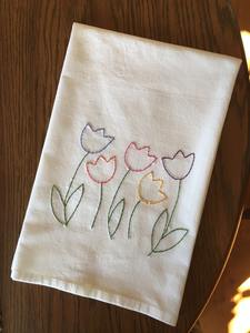 Paños de Cocina Reutilizables Nature4u 100% Algodón, Diseño Bordado de Flores Silvestres, Ecológicos, de Secado Rápido, para Bodas - Product Image 3