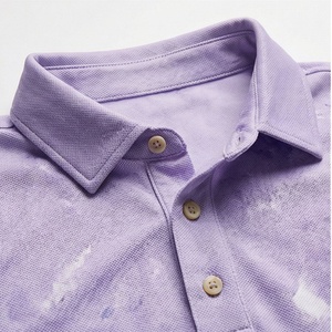 Camisas Polo de Manga Corta para Hombre con Logotipo Personalizado, Diseño de Ondas Geométricas, Transpirables, Deportivas, Casuales - Product Image 4