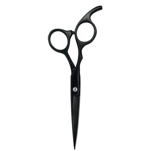 Ciseaux de barbier à lame courbée, en acier inoxydable, pour droitiers, pour la coupe de cheveux professionnelle des hommes, avec poignée antidérapante - Product Image 2