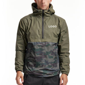 Chaqueta Cortavientos Impermeable y Transpirable de Diseño Superior, Personalizada, Talla Grande, para Exteriores, con Media Cremallera, de Poliéster y Nailon, para Motociclismo, Senderismo, Casual, para Hombre - Product Image 3