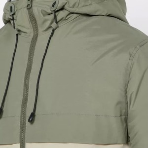 <b>Hooded</b> Unisex Hiking Outdoor <b>Jackets</b> Breathable <b>Soft</b> <b>Shell</b> Winter Custom Printed Logo Mens Waterproof Windbreaker Stand Collar - Product Image 5