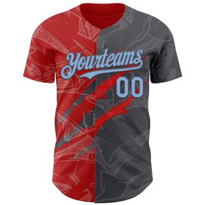 Maillot de baseball professionnel à manches courtes et boutons intégraux avec logo personnalisé, antibactérien, toutes saisons, pour équipe - Product Image 4