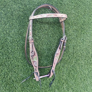 Cabestro de Cuero Vacuno de Primera Calidad con Diseño Premium, Brida Occidental, Fabricante Personalizado por Horse Exim - Product Image 6