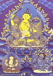 Venta al por mayor tibetano Thanka pintura Nepal hecho precio barato usando algodón natural o seda herramienta perfecta para la concentración y la oración - Product Image 2