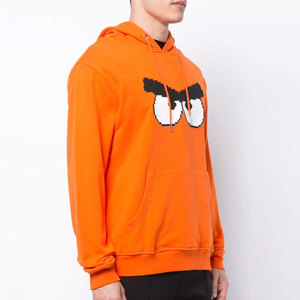 2026 Fashion Heat-Transfer Printed Quick Dry Street <b>Style</b> Men's Pullover Hoodie Long Sleeve Oversized Casual Top - Product Image 3