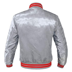 Blouson satiné de baseball universitaire attrayant, style Letterman, pour sororité et fraternité Alpha, brodé de qualité supérieure - Product Image 2