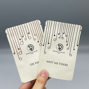 Muestras Gratis, Bolsas Personalizadas con Sellado de 3 Lados, Bolsa Pequeña Termosellada de Aluminio para Líquidos, Cosméticos, Perfumes, Sobres de Muestra, Empaque - Product Image 3