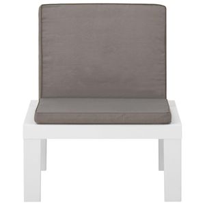 Silla de Jardín de Plástico Blanca con Fundas Extraíbles Estándar - Product Image 2