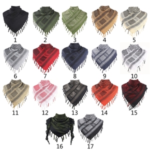 Wholesale Lightweight Cotton Shemagh <b>Scarf</b> Palestinian Shemagh <b>Scarf</b> Arab Desert Tactical Keffiyeh shemagh Wrap - Product Image 6