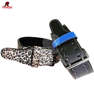 RC Fitness Wear XXL Polished <b>Leather</b> Powerlifting Belt Stainless Steel Buckle Breathable Professional Protection Curved - Product Image 4